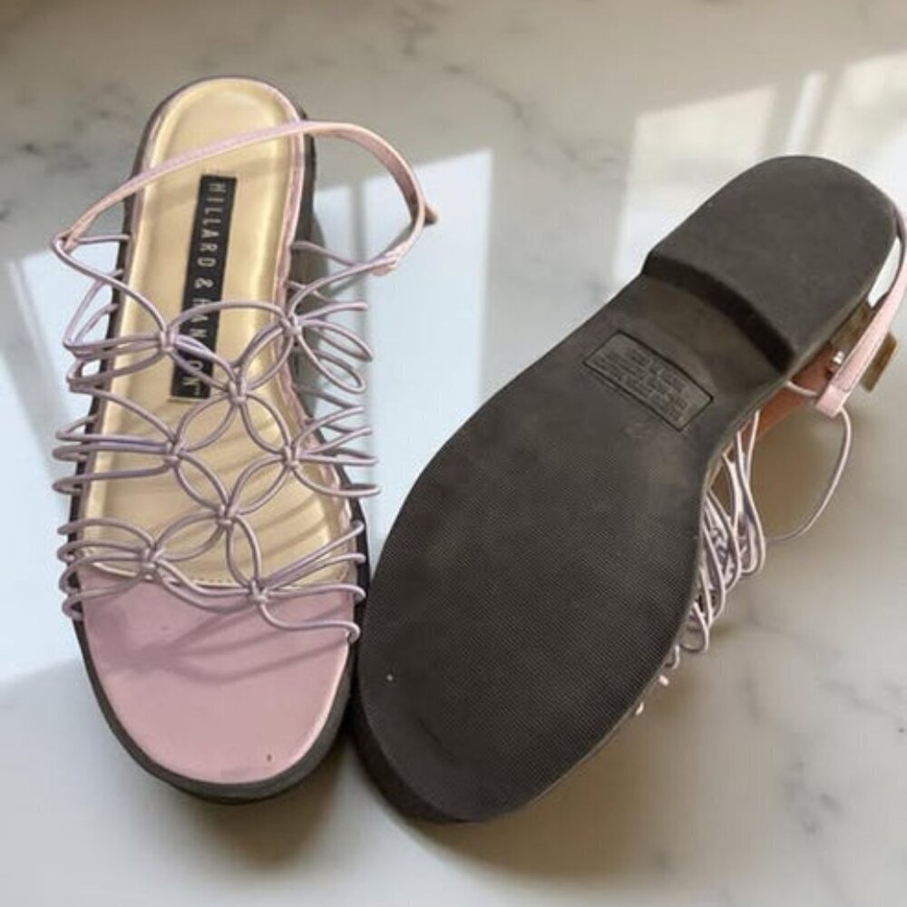 LILAC STRAPPY SANDALS - Picture 2 of 3